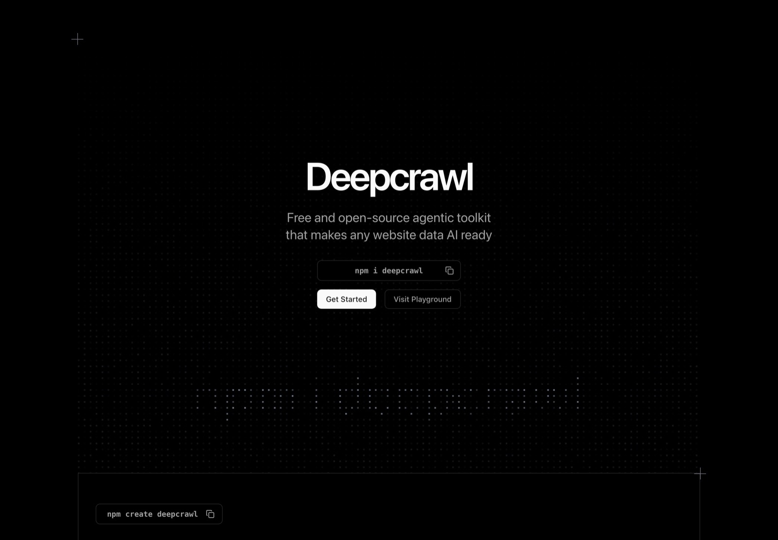 Deepcrawl, deepcrawl.dev, captured 16 August 2026