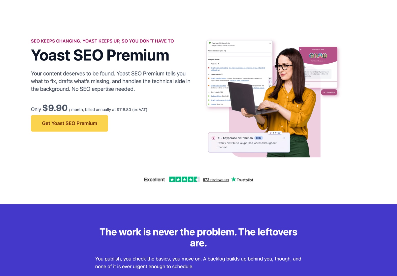 Yoast SEO pricing, yoast.com/product/yoast-seo-premium-wordpress, captured 16 August 2026