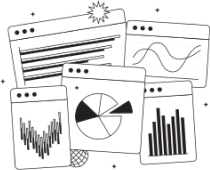 Analytics and tracking illustration